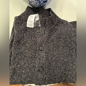 NWT charcoal gray cardigan. Size 3x.